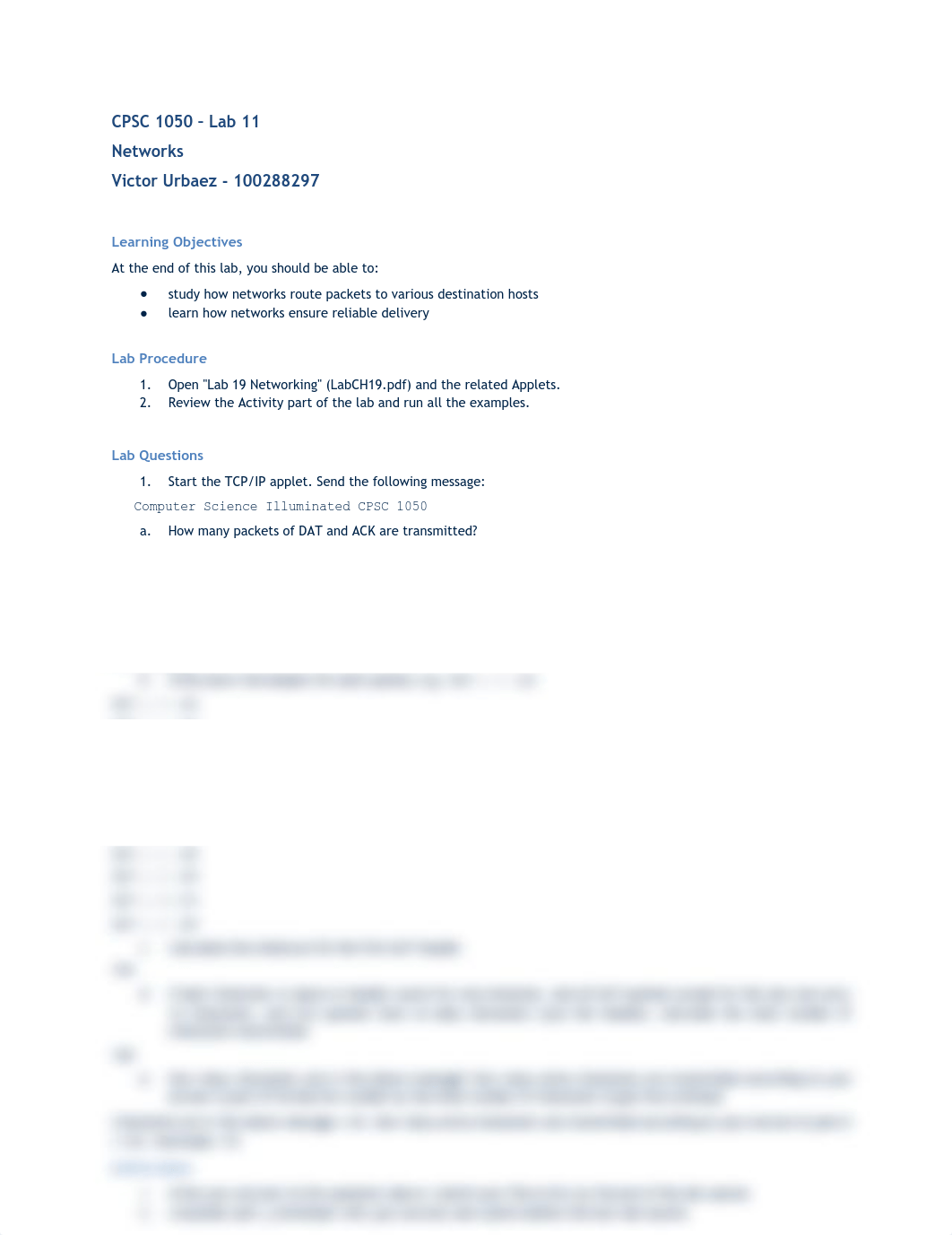CPSC 1050 - Lab 11_VictorUrbaez_100288297_dzfk6upuoef_page1