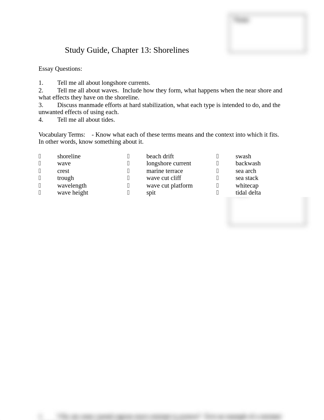 study guide ch 13, shorelines.doc_dzfsjaw3rpb_page1