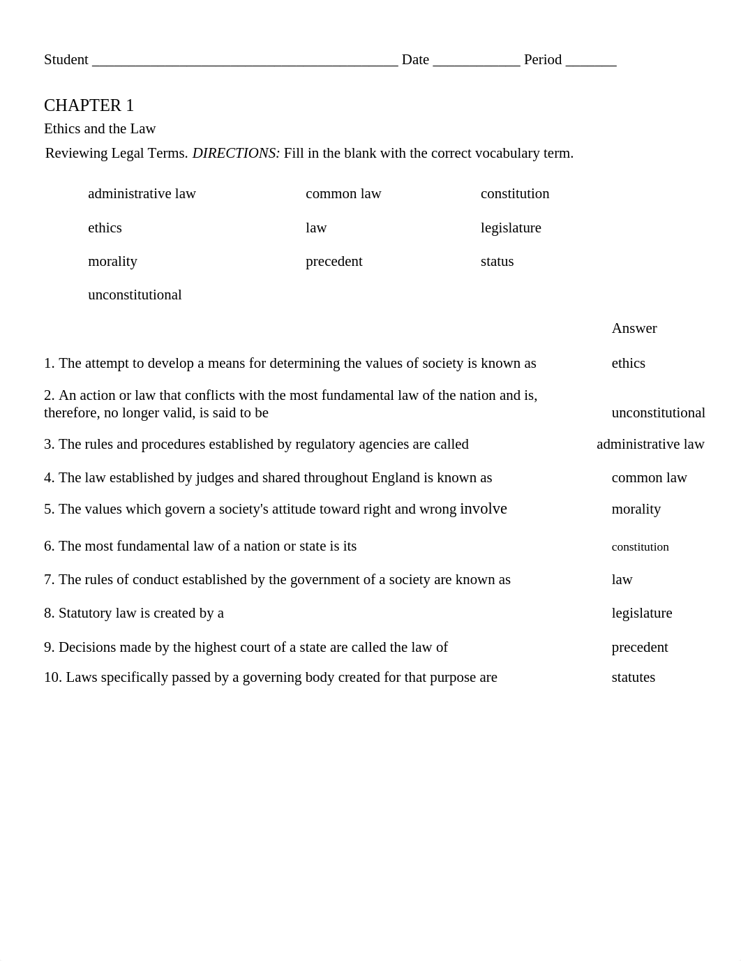 Chapter 1 worksheets key_dzfzjew3mtx_page1