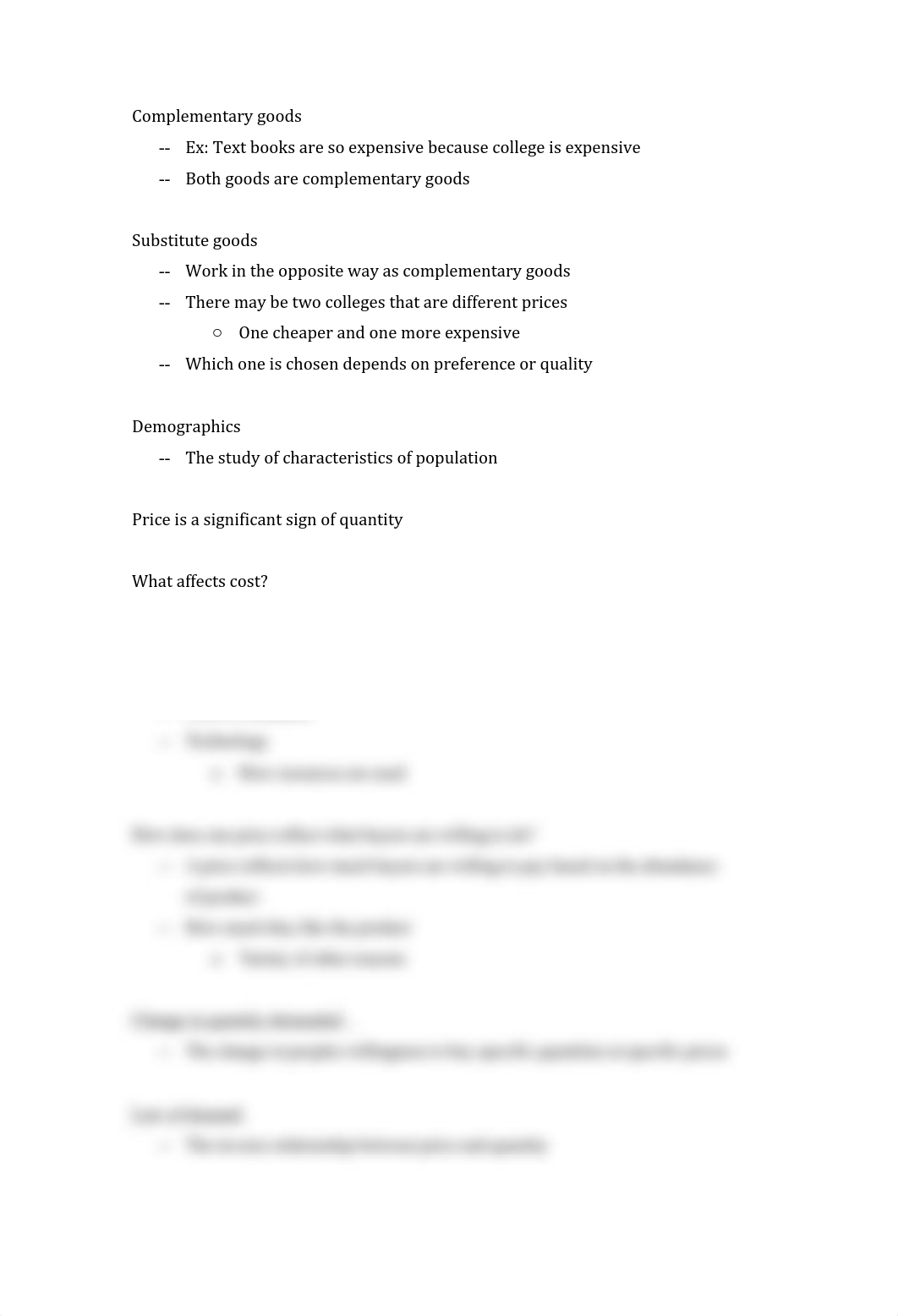 Complementary goods, substitute goods, demographics, cost, change in quantity demanded, law of deman_dzgdj1fjr2k_page1