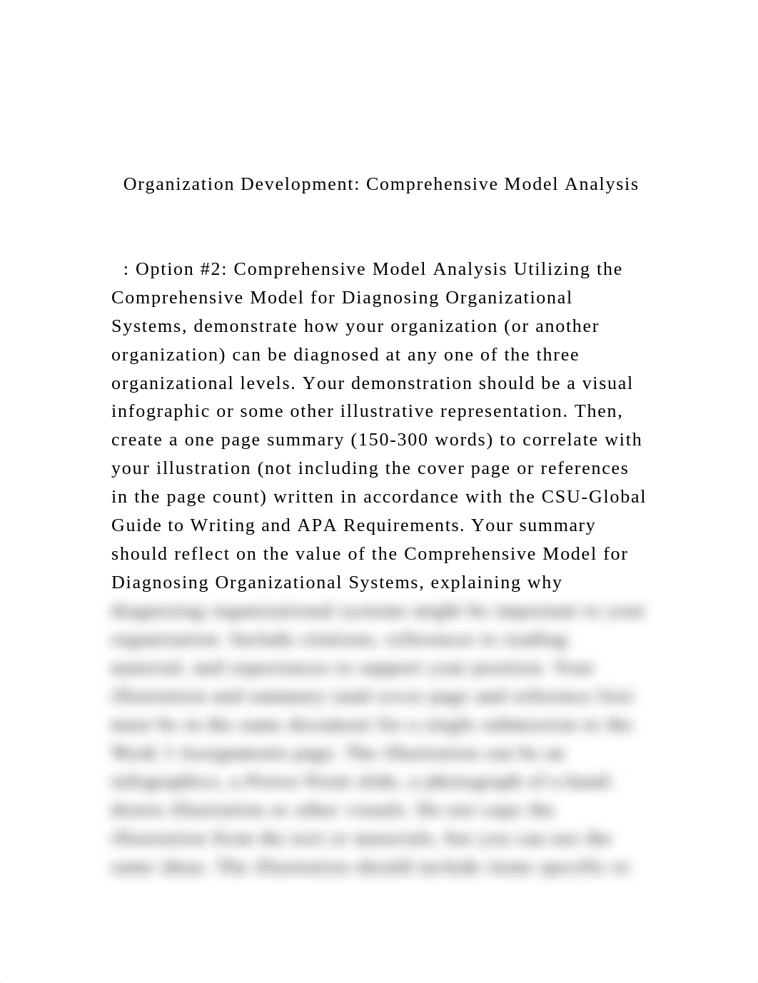 Organization Development Comprehensive Model Analysis    .docx_dzh0hkecvla_page2