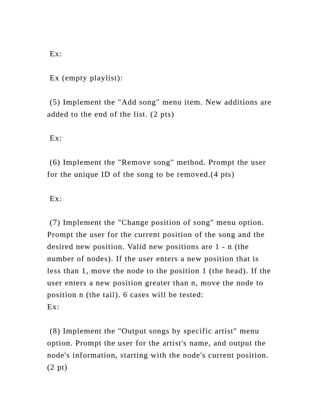 You will be building a linked list. Make sure to keep track of both .docx_dzh12yllryv_page3