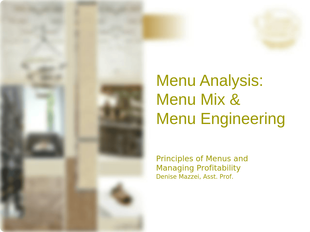 PMMP - Menu Analysis - Menu Mix and Menu Engineering 102219.ppt_dzh1p7st8kj_page1