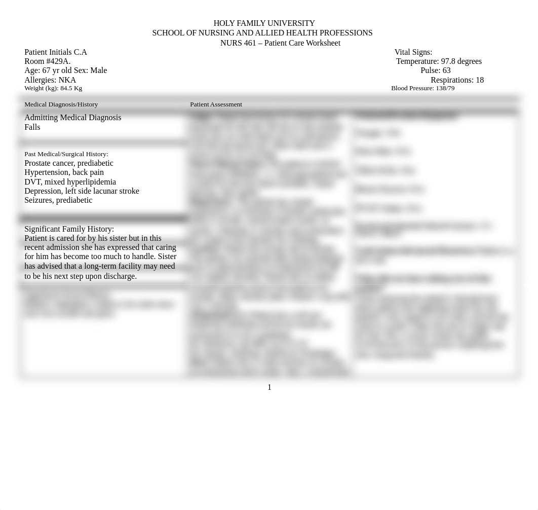 NURS 461 Patient Care Worksheet 9:23.doc_dzhl2txsvbd_page1