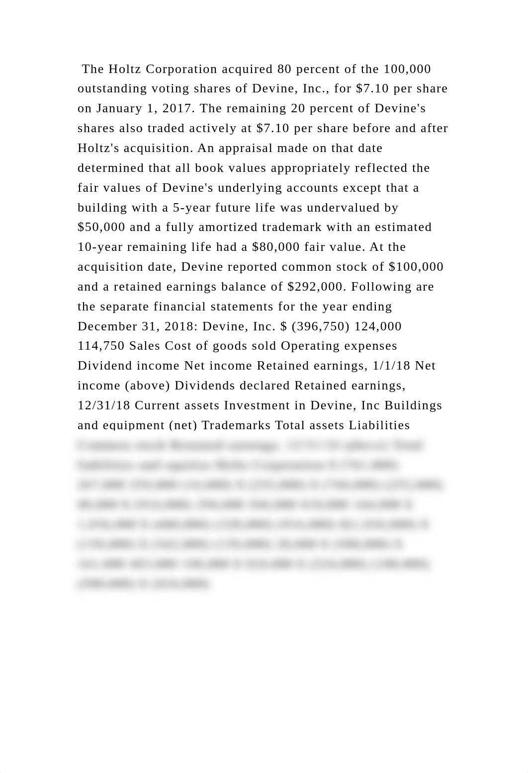 The Holtz Corporation acquired 80 percent of the 100,000 outstanding .docx_dzhoceonjmf_page2