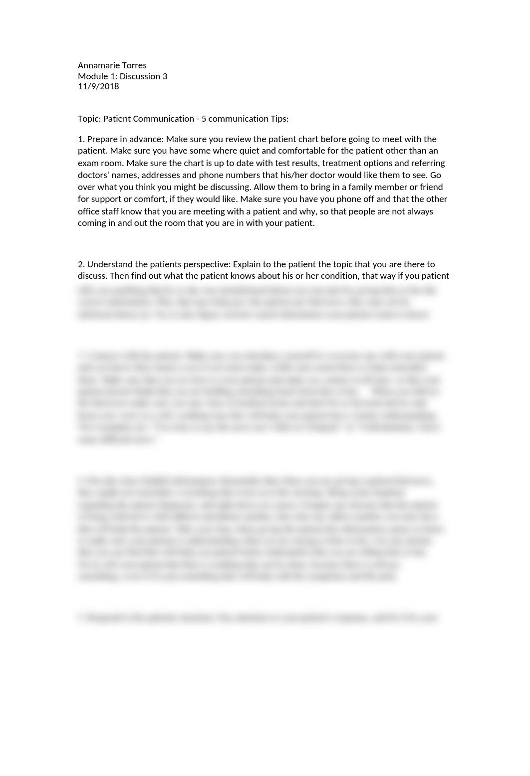 Module 1 Discussion 3 - Patient Communication.docx_dzhtkk2ndrg_page1