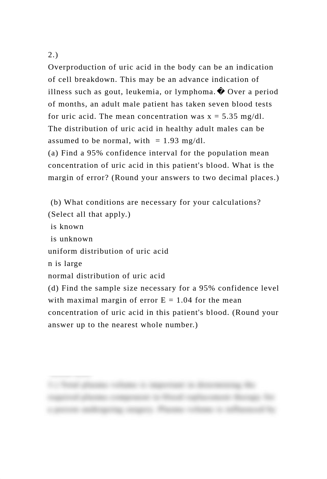 2.)Overproduction of uric acid in the body can be an indication of.docx_dzhtzzd9jg3_page2