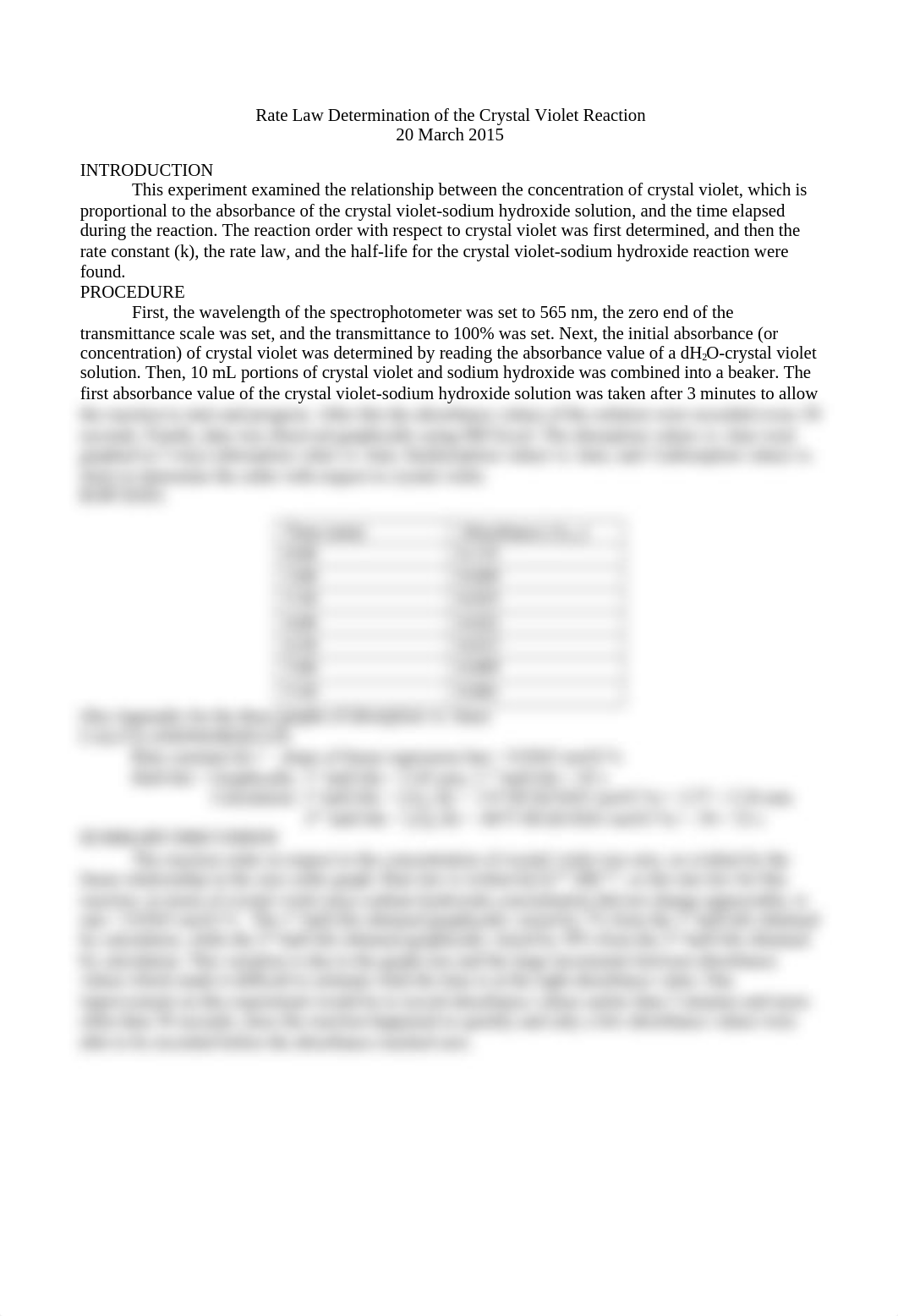 Crystal Violet Reaction Lab Report_dzhw0b5v4ef_page1