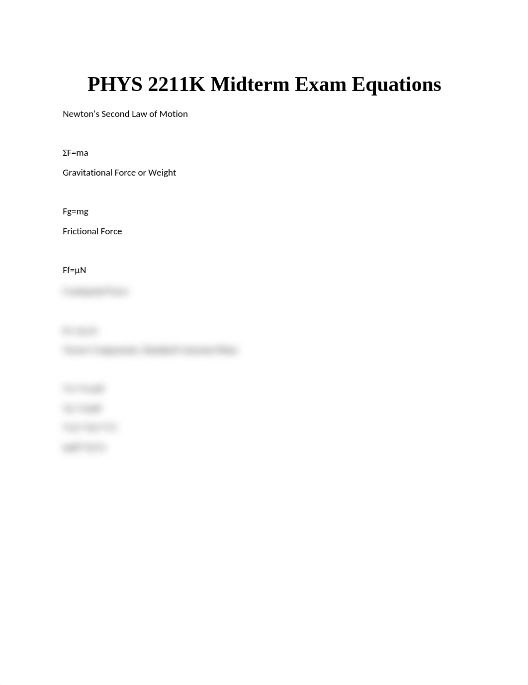 P2_PHYS 2211K Midterm Exam Equations.docx_dzhw107ywgn_page1