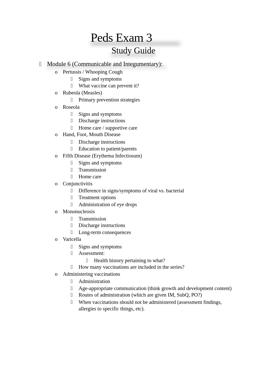 Peds Exam 3 Study Guide.docx_dzi6s12mzns_page1