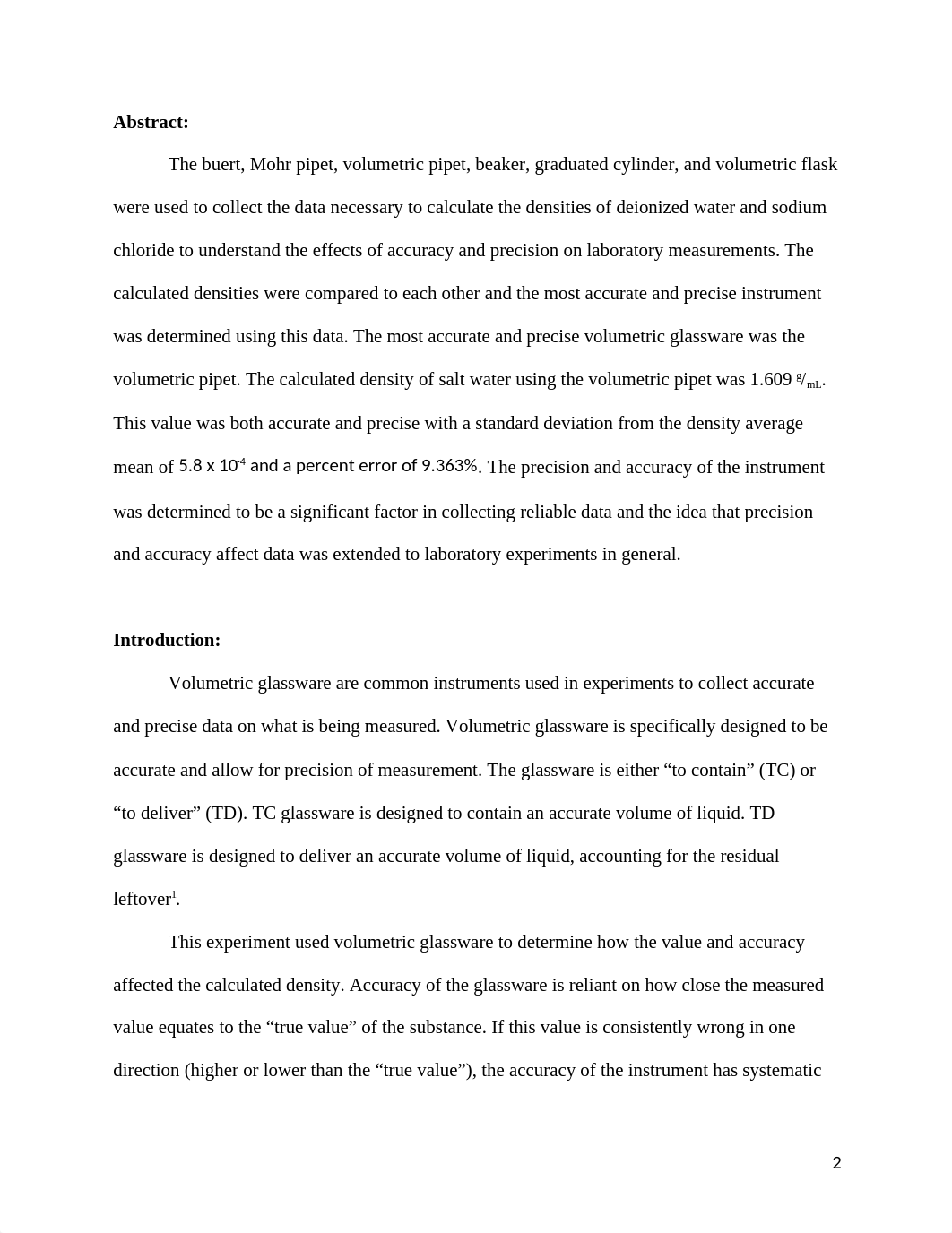 The Effects of Volumetric Glassware Precision and Accuracy on the Calculated Density of Sodium Chlor_dzi8z4sfqjv_page2