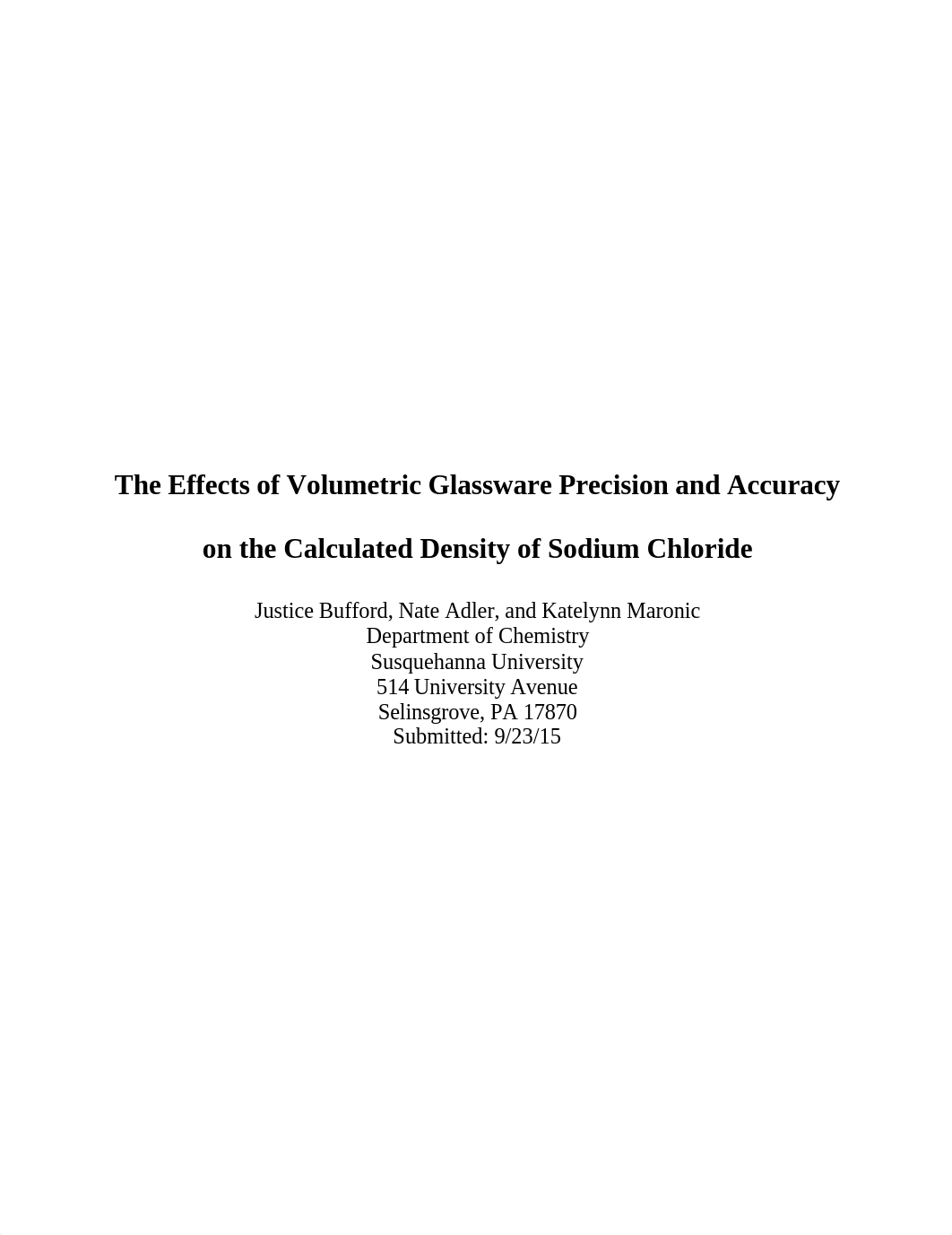 The Effects of Volumetric Glassware Precision and Accuracy on the Calculated Density of Sodium Chlor_dzi8z4sfqjv_page1