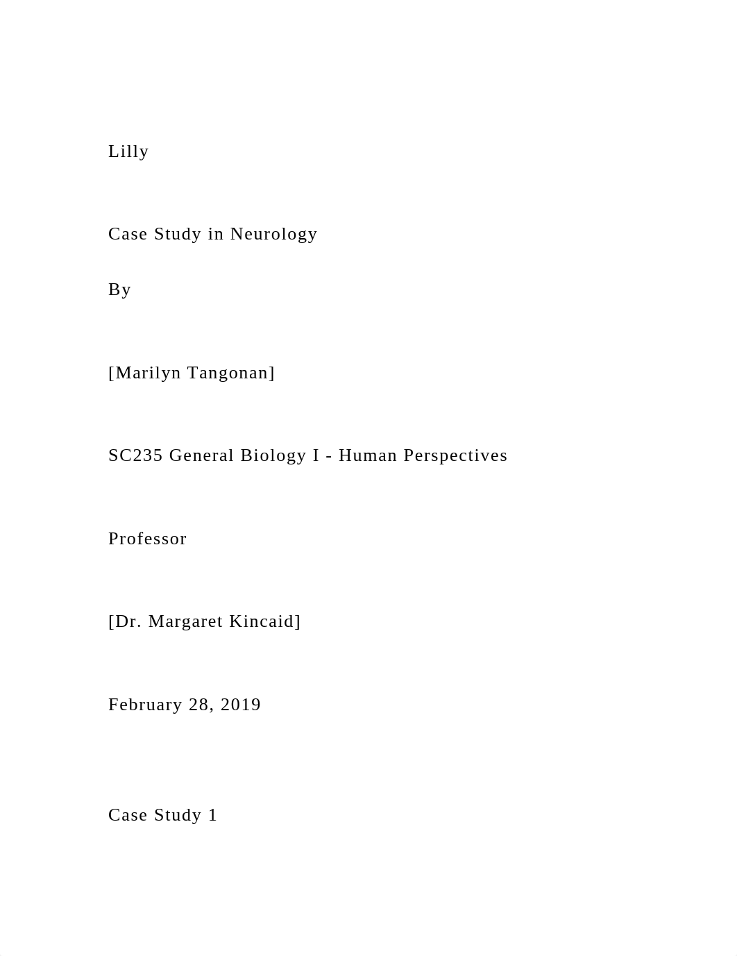 Running head CASE STUDIES IN NEUROLOGY 1CASE STUDIES .docx_dzidtkac2bw_page4