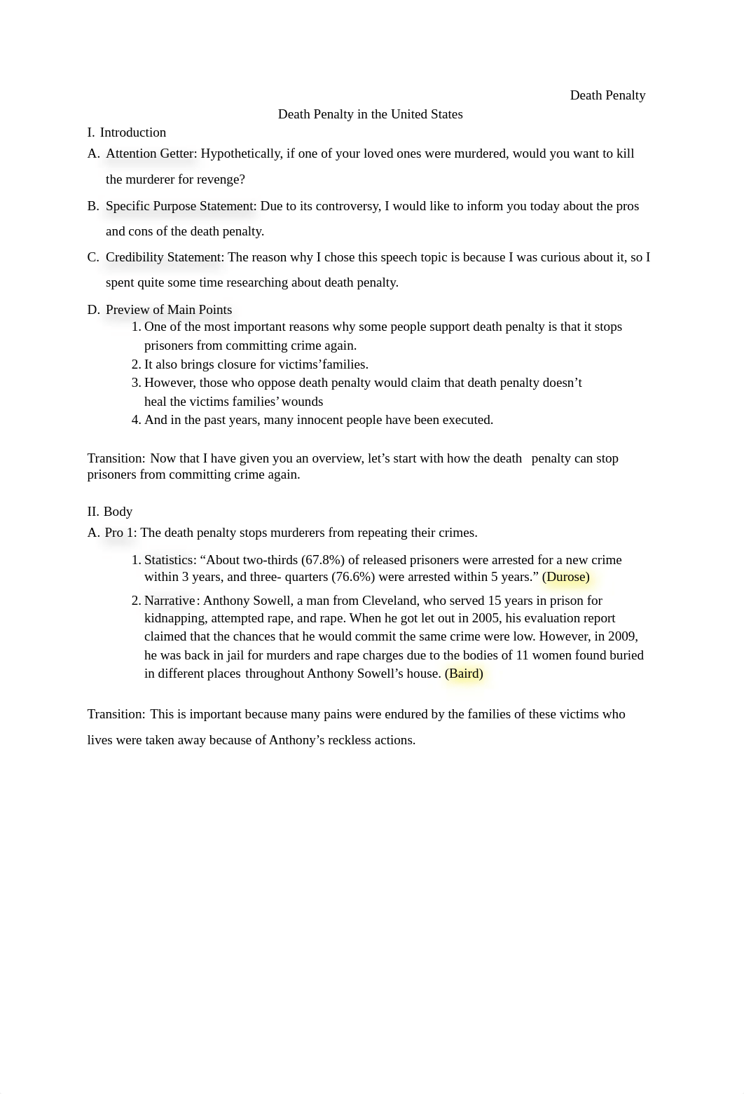 Informative Speech Outline Example Highlight(1).pdf_dziivjukbmz_page1