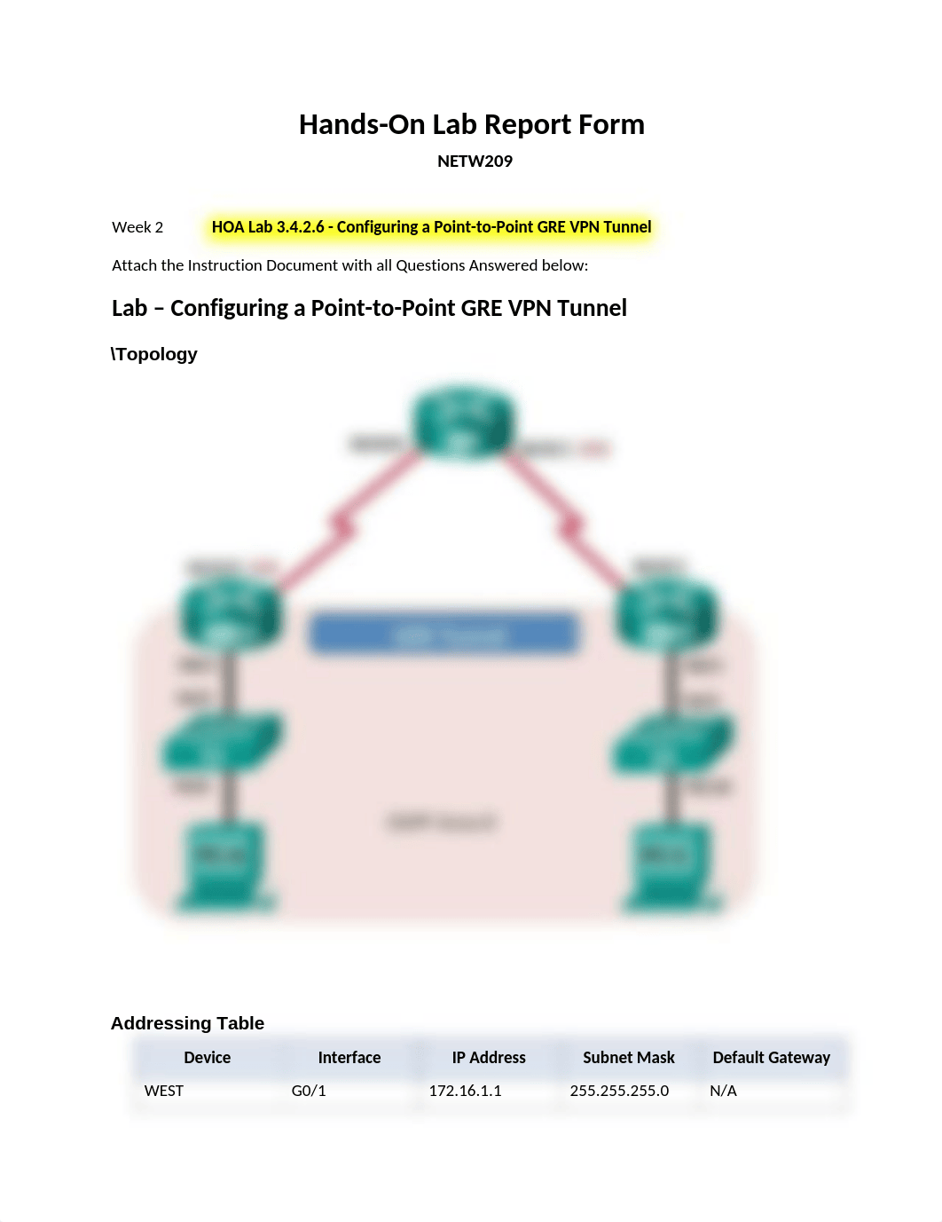 W2_ HOA Lab 3.4.2.6 - Configuring a Point-to-Point GRE VPN Tunnel.docx_dziqhkaaoq0_page1