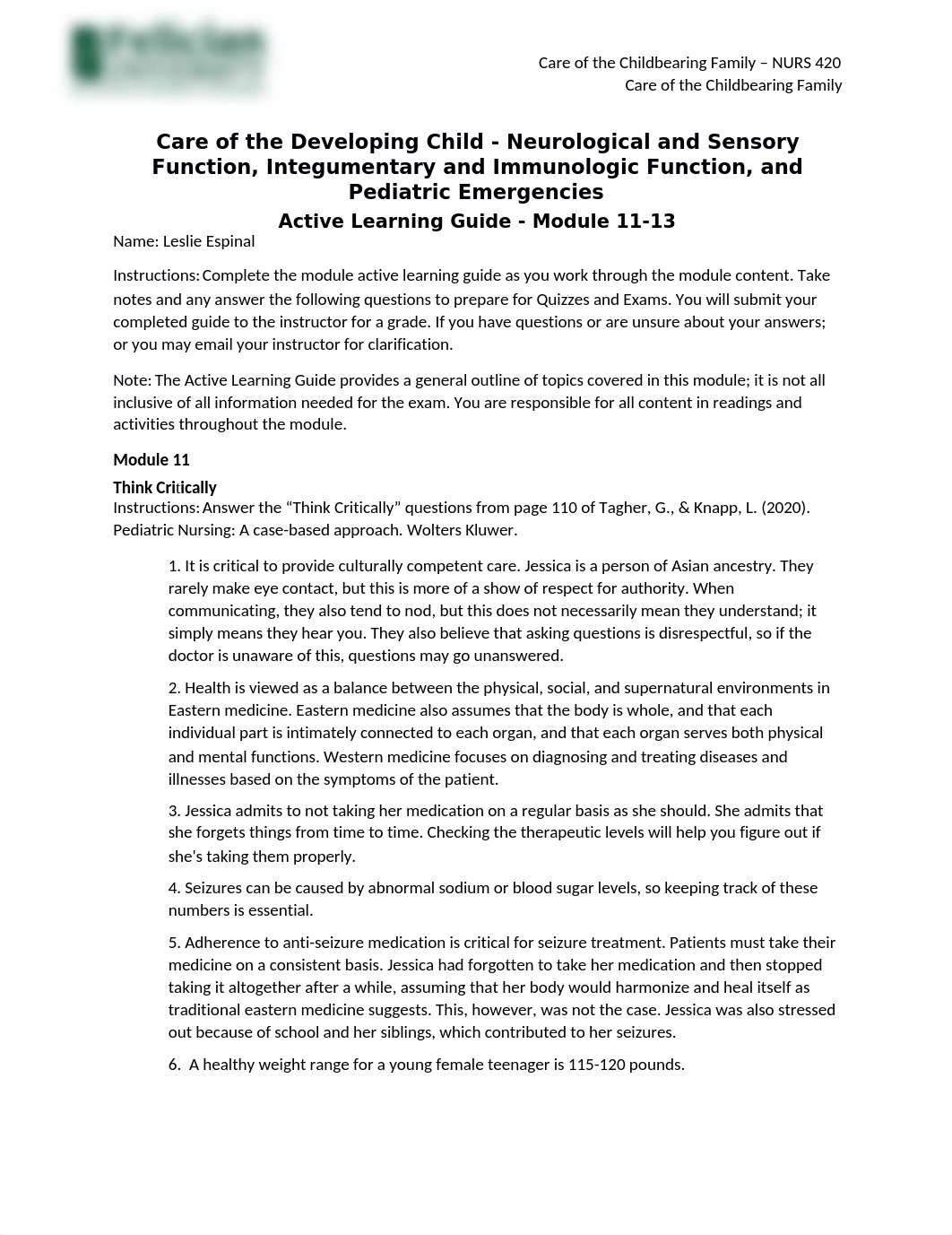 Care of the Developing Child - Neurological Sensory Function, Integumentary Immunologic Function, an_dzitd9vynht_page1