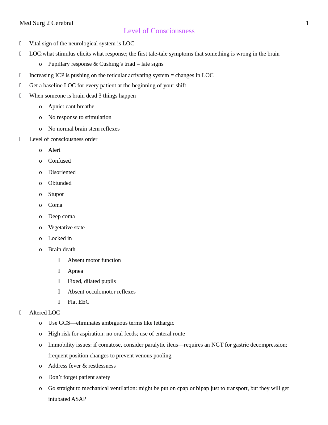 Med Surg 2 Cerebral Study guide .docx_dziubfcjv3h_page1