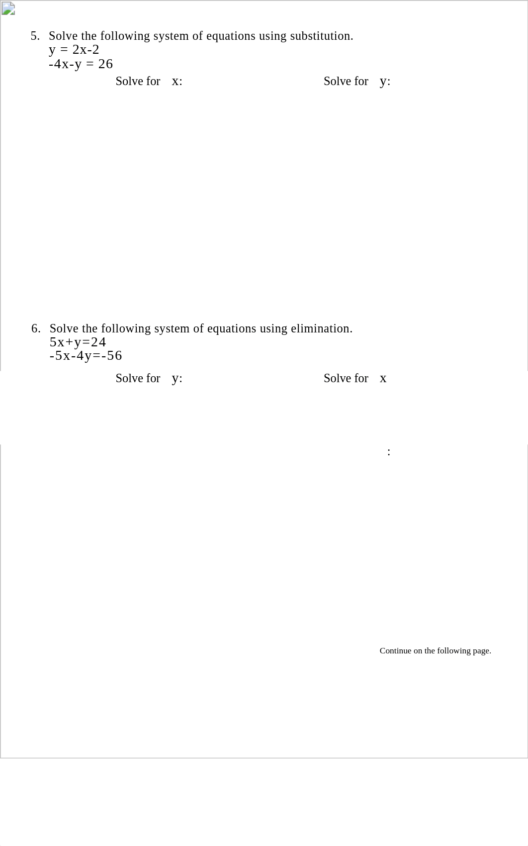 ChoosingtheBestMethodforSolvingSystemsofEquations_worksheet.pdf_dziv4a4y3ol_page2