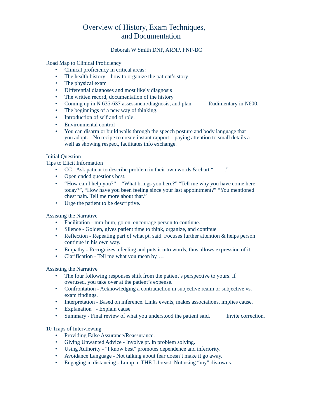 Overview of History, Exam Techniques, and Documentation Presentation Content.pdf_dzivttcjkbx_page1