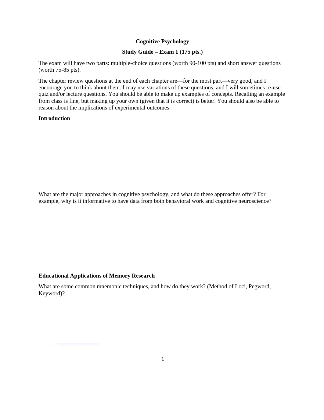 Cognitive Study Guide - Exam 1_dzjegxowcoo_page1