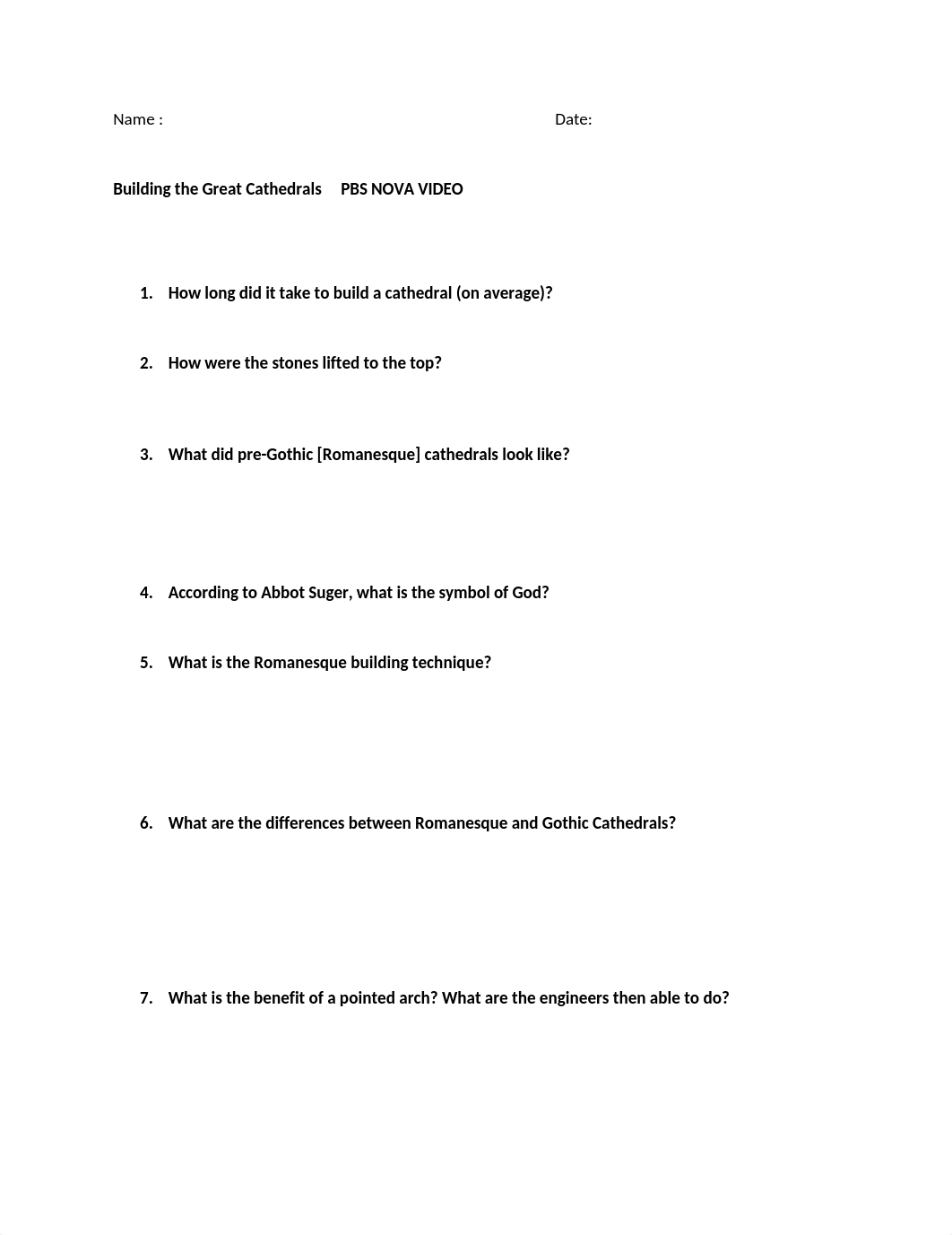 Building_the_Great_Cathedrals_Video_Worksheet_Student_Version_dzjfudrfi8z_page1