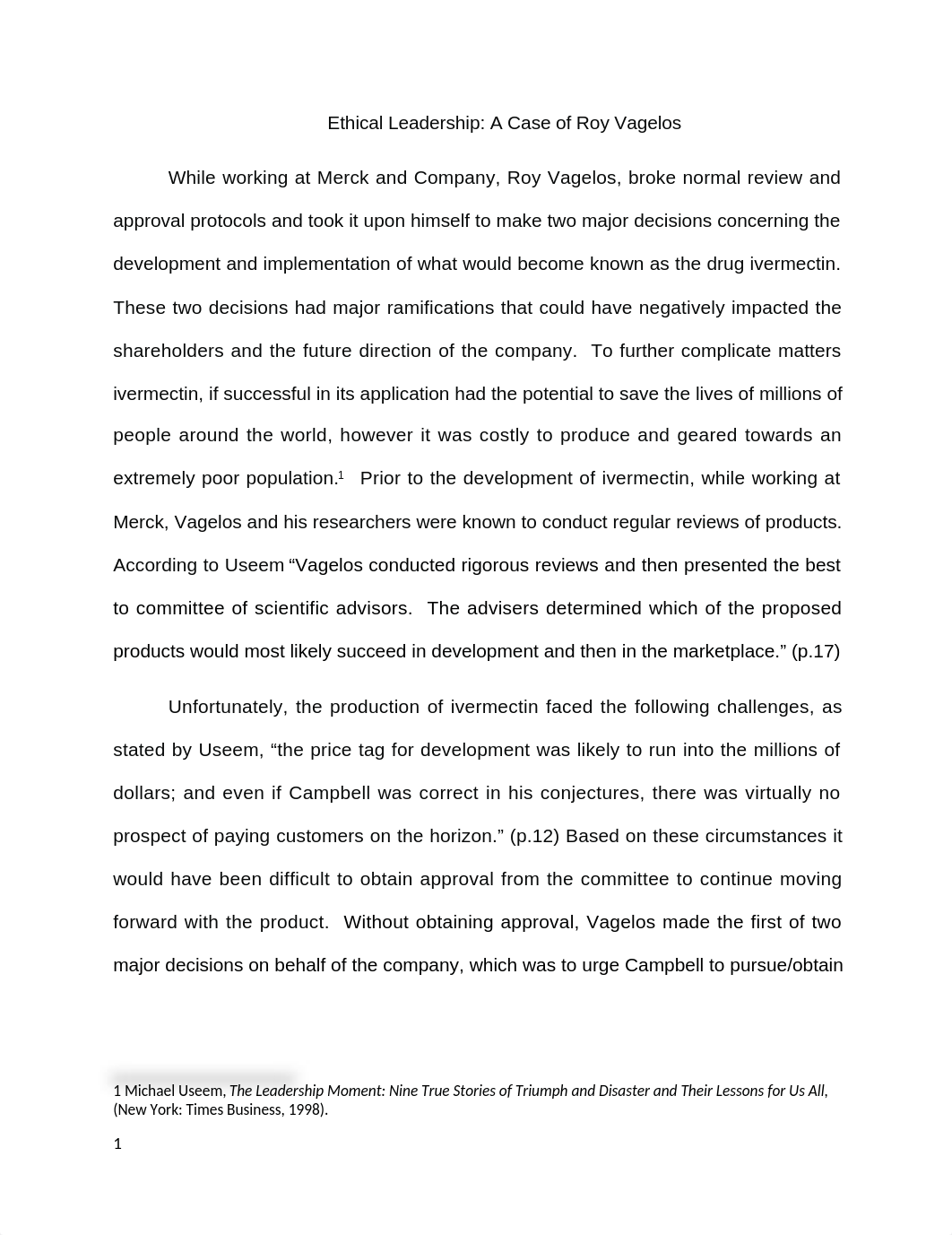 MBA684_Case I-Vagelos.docx_dzjmgv27mt2_page1