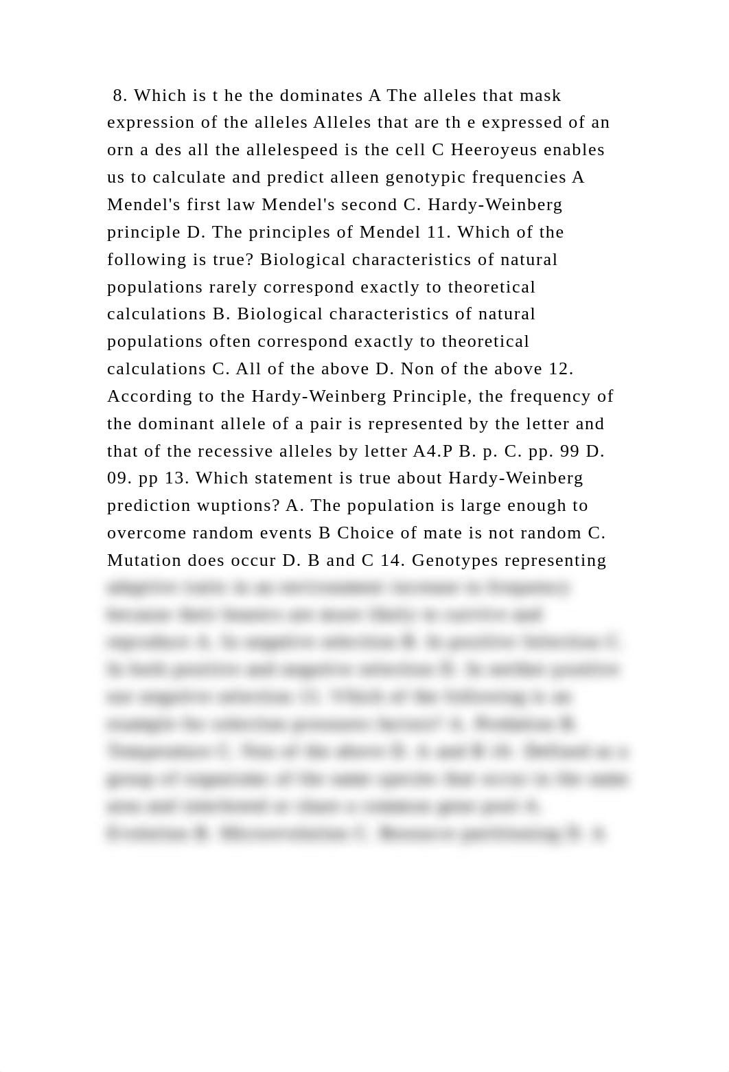 8. Which is t he the dominates A The alleles that mask expression of .docx_dzjv6rryw84_page2