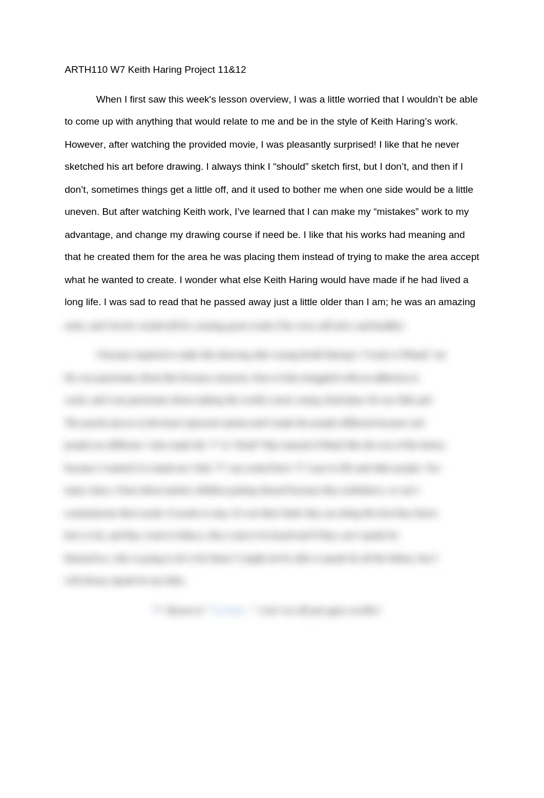 ARTH110 W7 Keith Haring Project 11_12.docx_dzk1p45lcks_page1