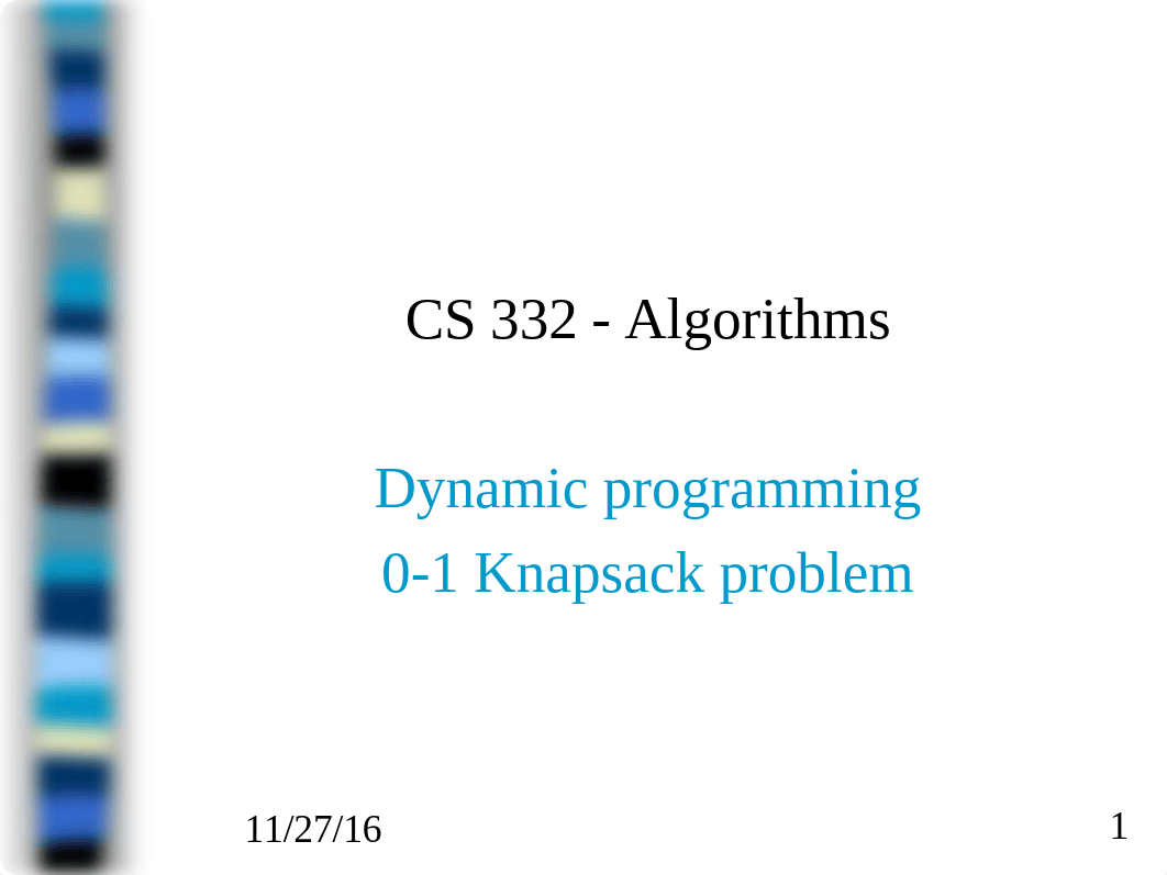 lecture33 Dynamic programming- 0-1 Knapsack problem_dzk36za7c4n_page1