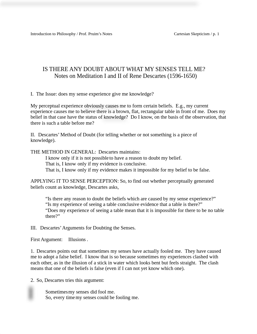 Cartesian Skepticism: Descartes' Meditation I_dzk3ddkz2wk_page1