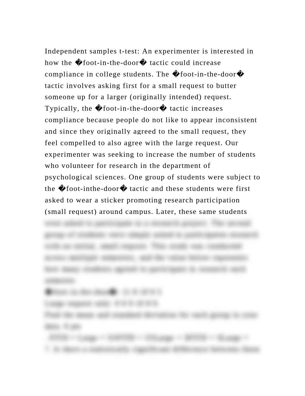 Independent samples t-test An experimenter is interested in how the.docx_dzkea0f947p_page2