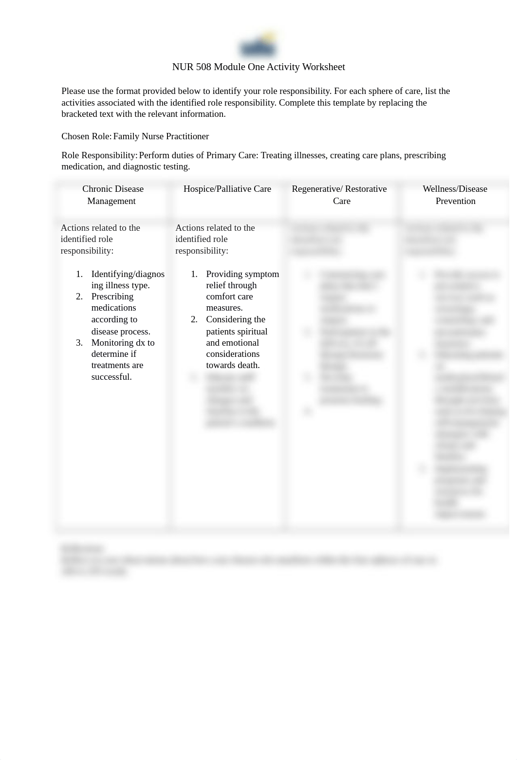 NUR 508 Module One Activity Worksheet 2.docx_dzkfa1su4h1_page1