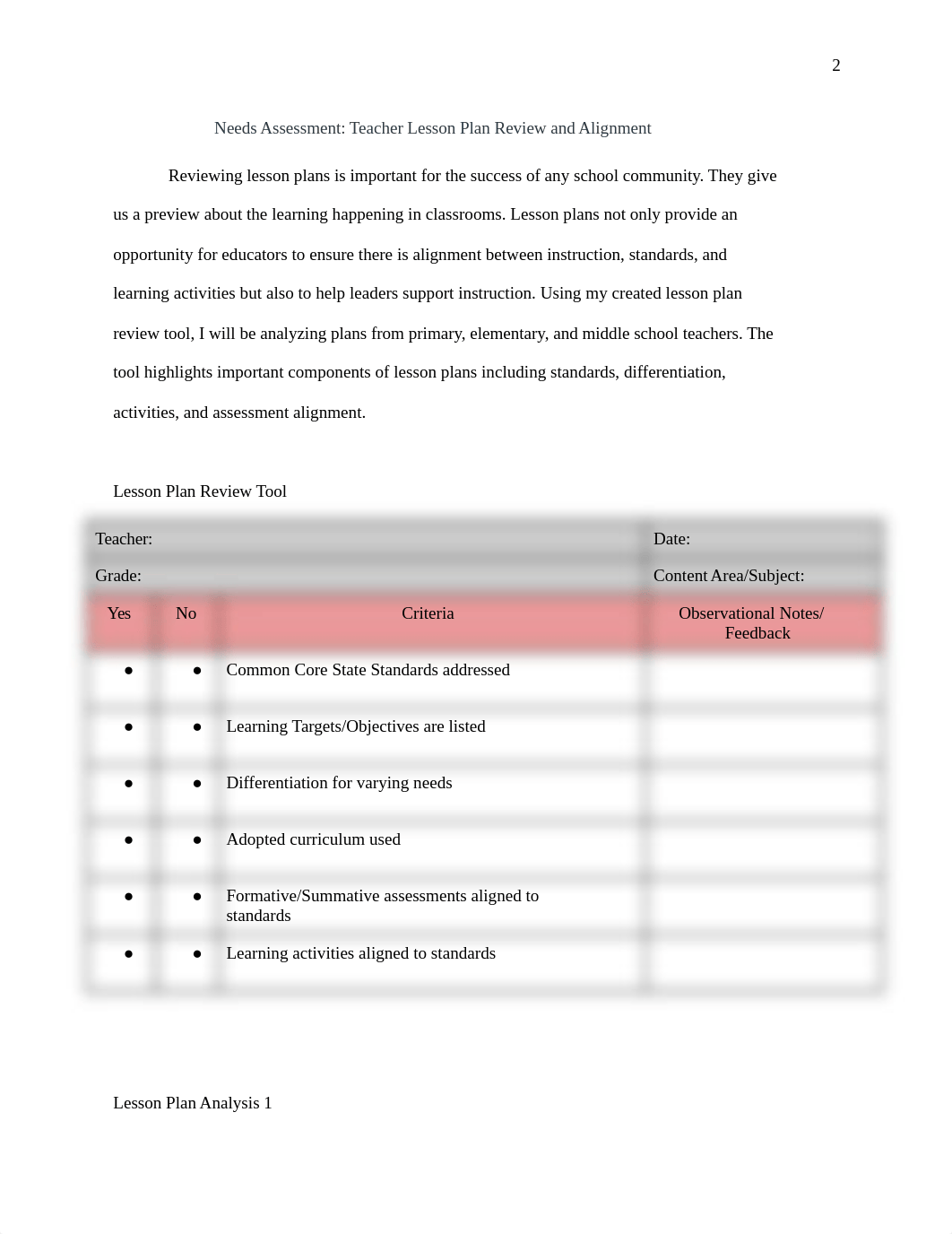 Djisseglo Needs Assessment_ Teacher Lesson Plan Review and Alignment (1).docx_dzkzkn25uda_page2