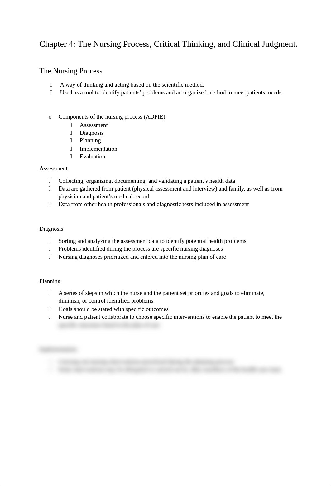 Chapter 4 The Nursing Process, Critical Thinking, and Clinical Judgment..docx_dzl23dd3ye2_page1