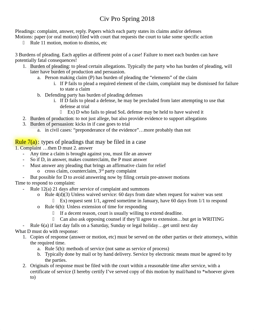 CIV PRO II Outline.docx_dzl8td4894z_page1