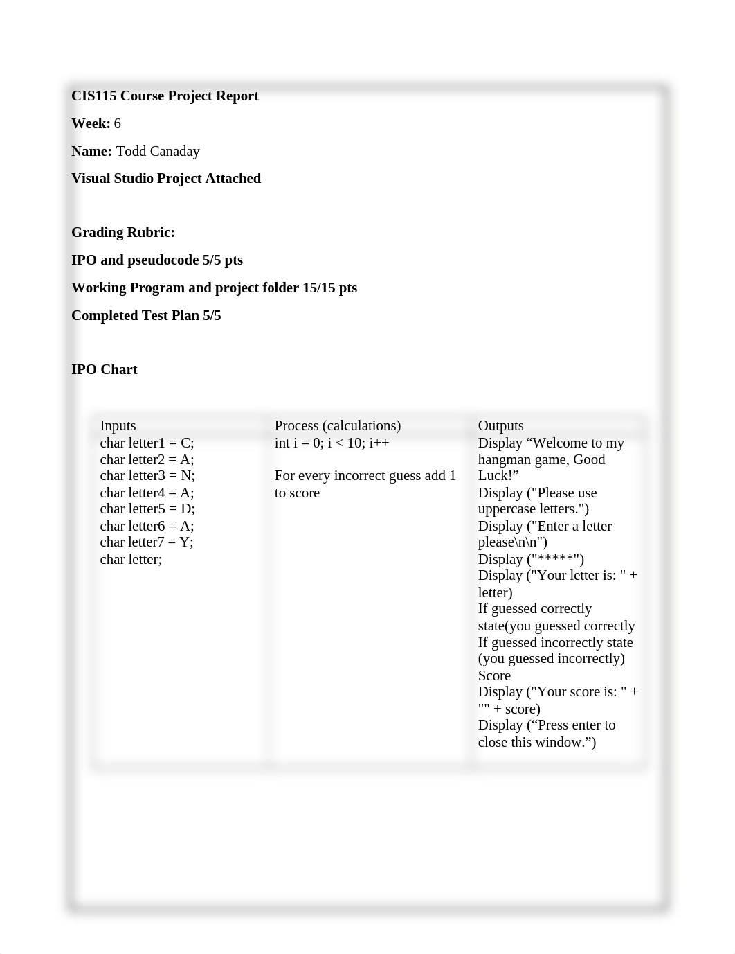 CIS115_Week6_ProjectReport_dzlig6vlejg_page1