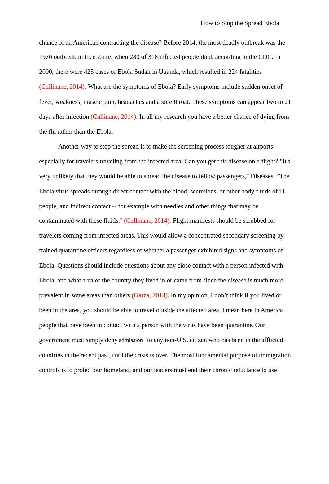 To stop the spread of Ebola in my opinion is to first have knowledge of the virus_dzm5tqu3t8h_page2