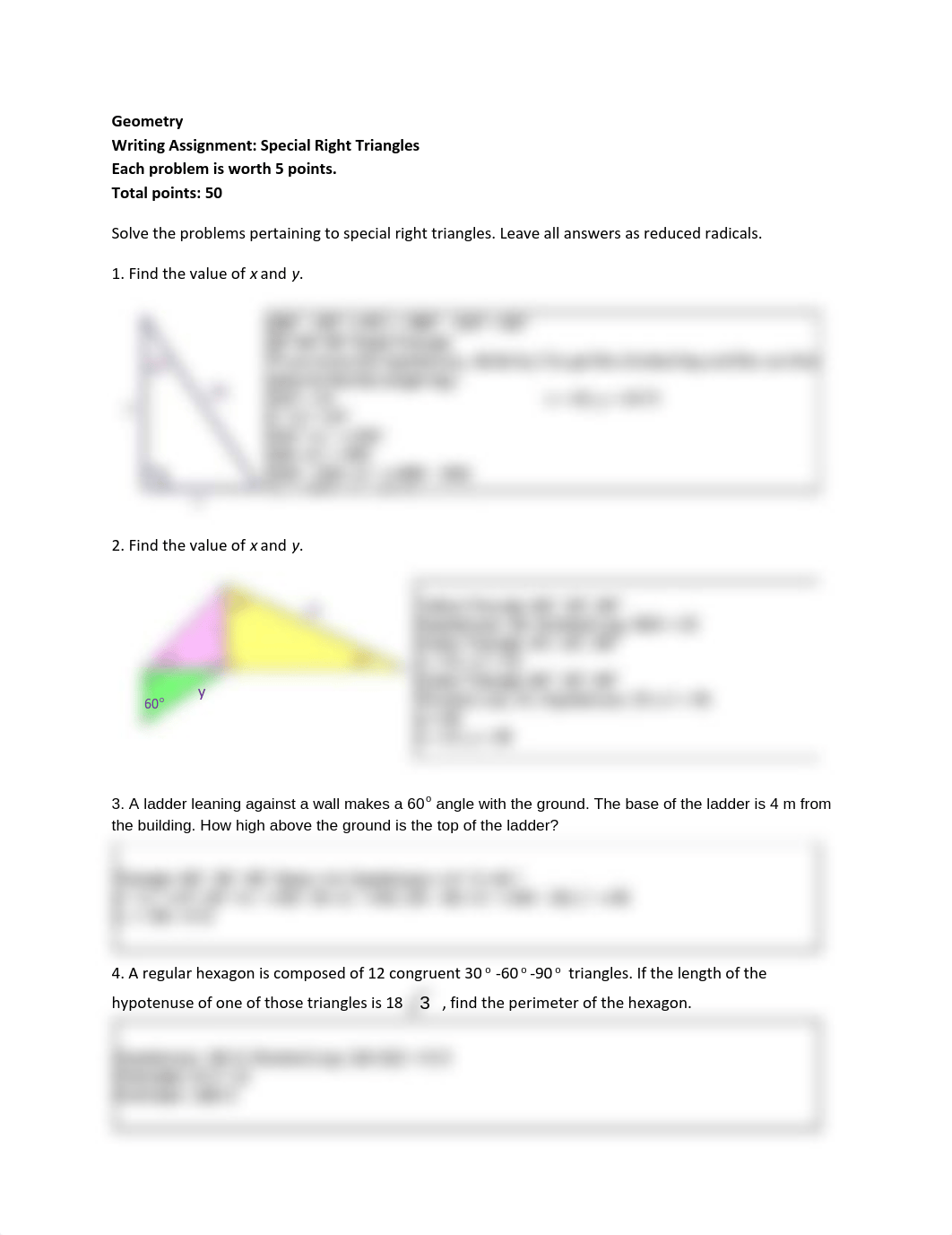 Writing Assignment Special Right Triangles_dzm9yxnpkzl_page1