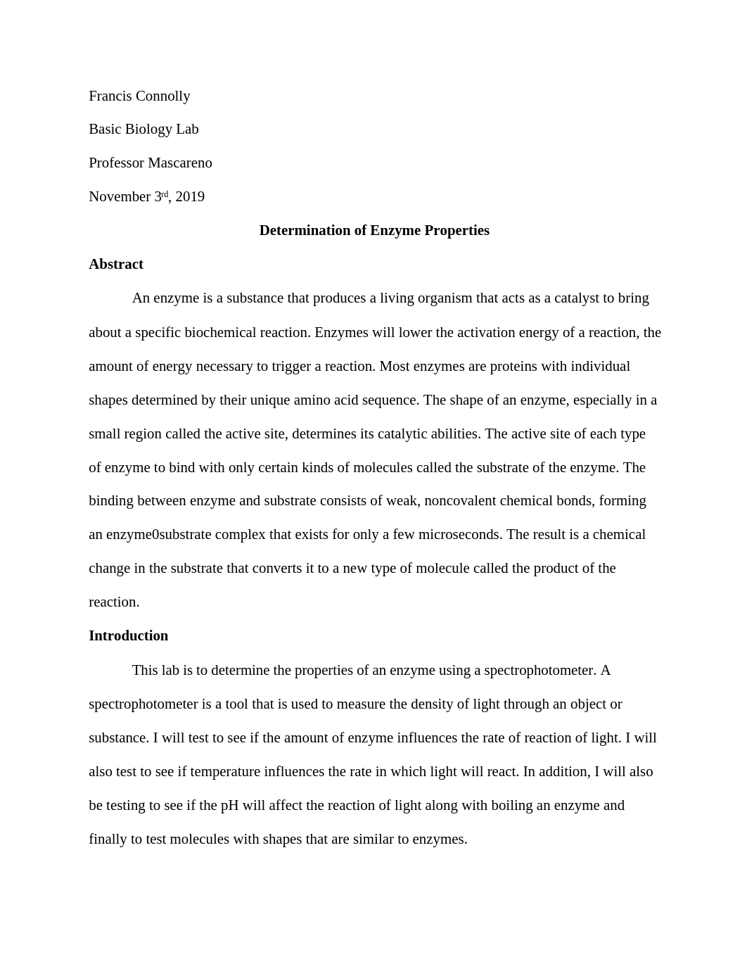 Determining the Properties of an Enzyme Lab Report.docx_dzmbo53a82c_page1