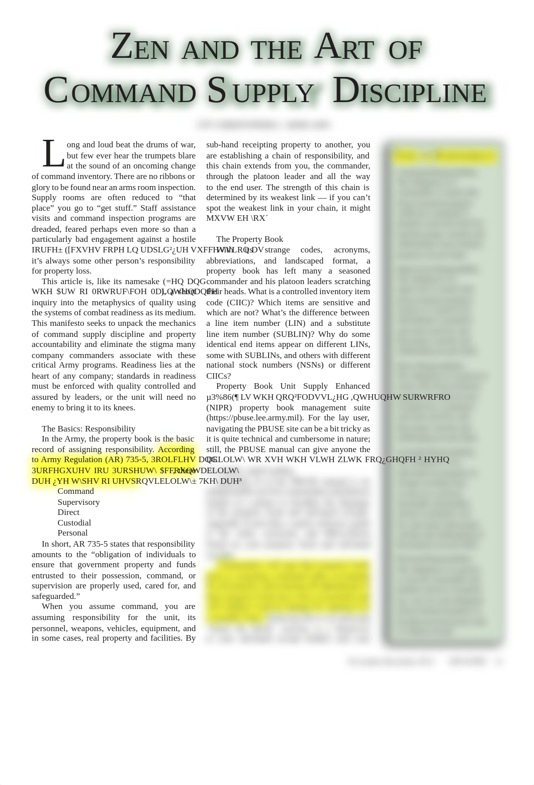 CSDP for Commanders - Excerpt from Infantry Magazine.pdf_dzmpd201u0w_page1