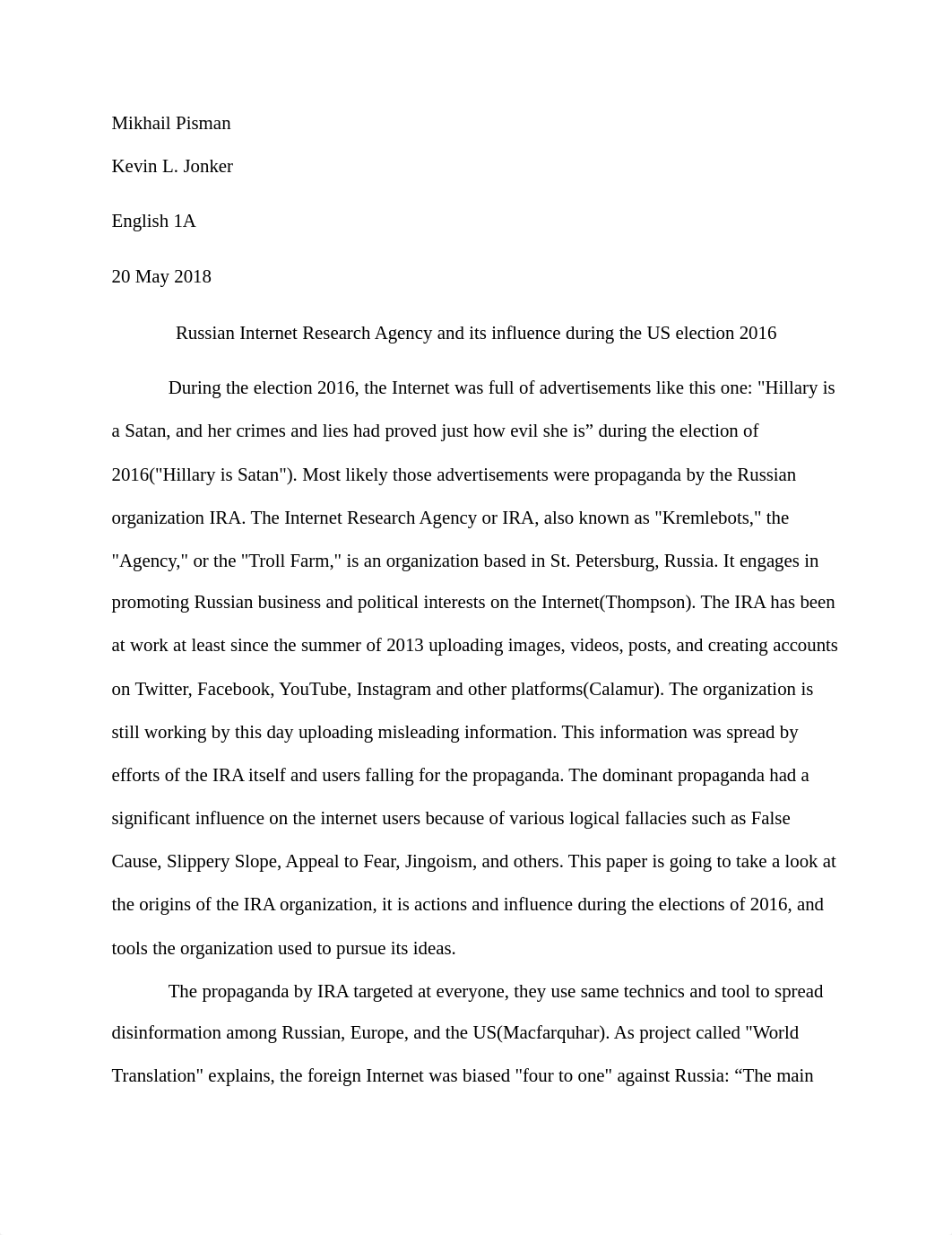 Russian Internet Research Agency and its influence during the US election 2016.pdf_dzmzdg158t3_page1