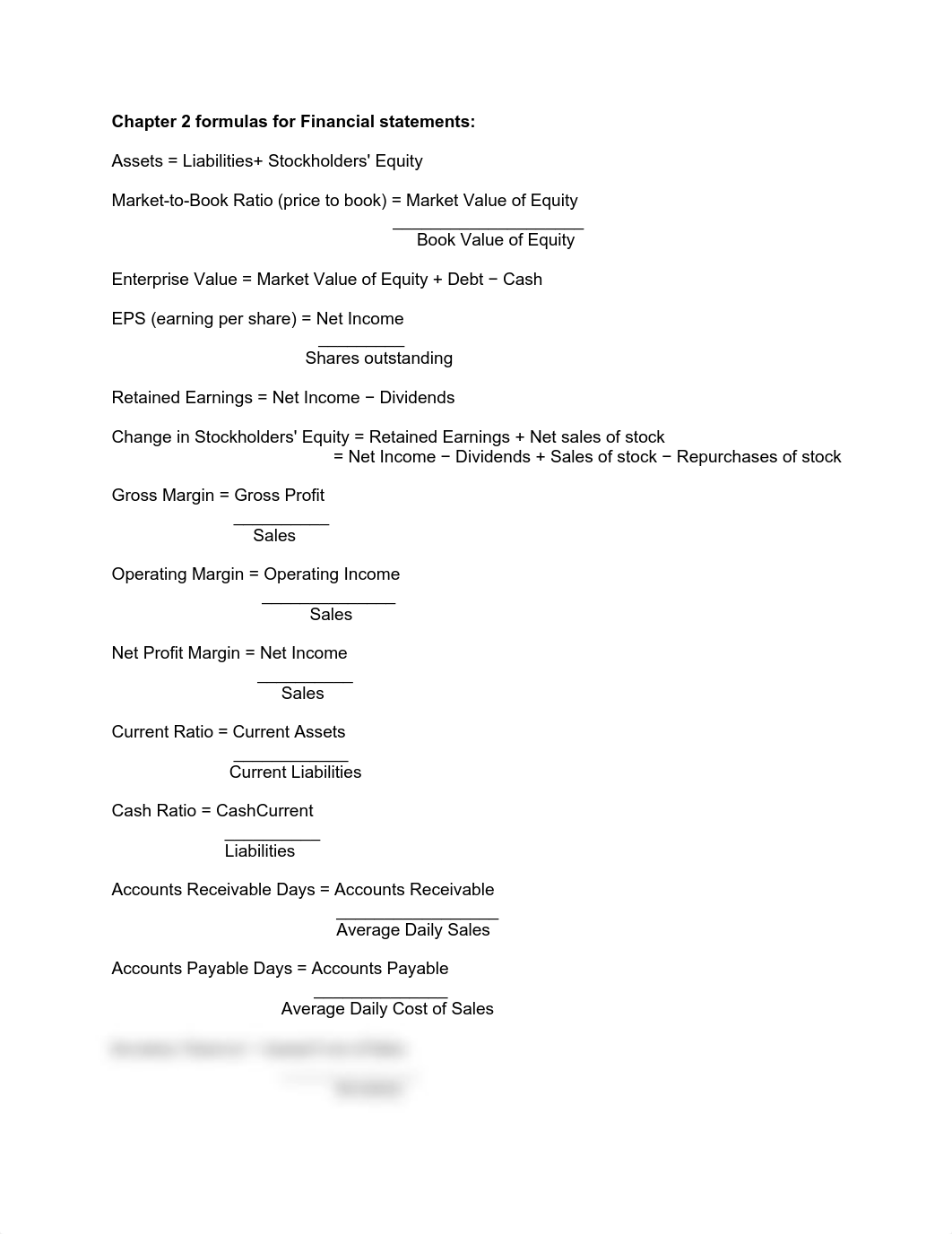 Chapter 2 formulas for Financial statements .pdf_dzn0m9ra08p_page1