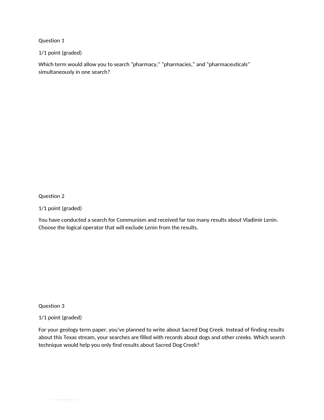 Credo Assessment Search techniques Quiz.docx_dznbwqg3kdr_page1