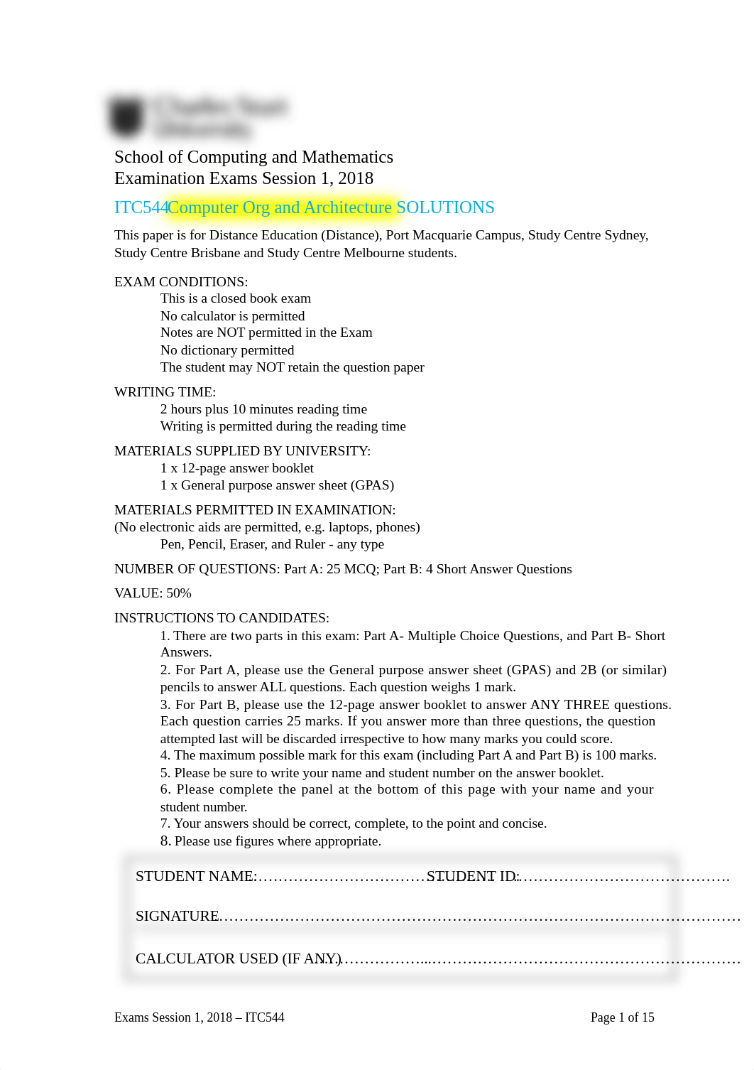 Sample Exam Questions 201830 ITC544 with SOLUTIONS.docx_dznix2o1n9b_page1