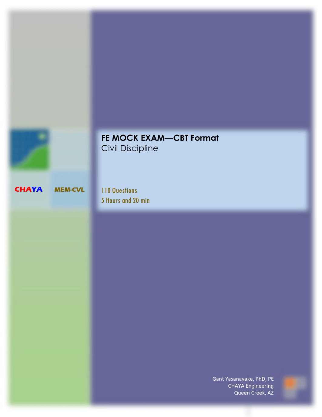 CHAYA Engineering Queen Creek AZ Mock Exam.pdf_dznn8vaa43z_page1