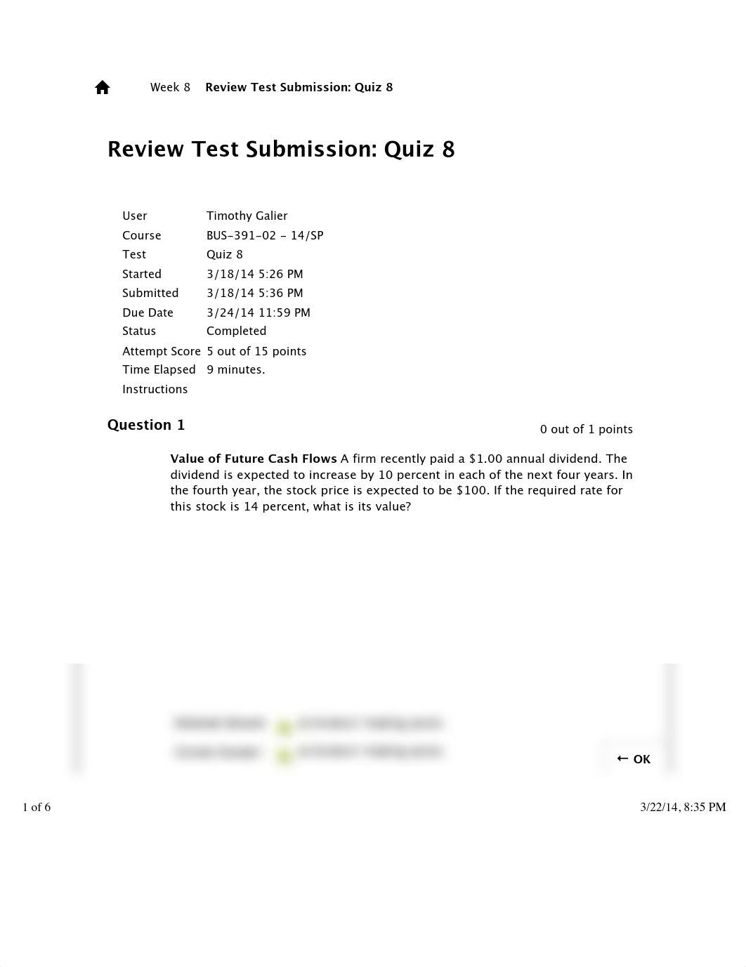 Review Test Submission: Quiz 82_dzntak586zv_page1