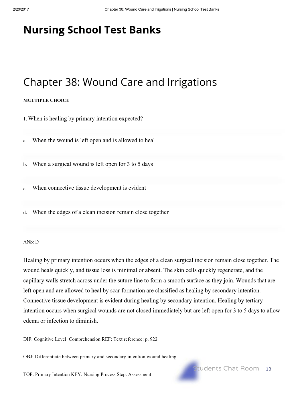 Chapter 38_ Wound Care and Irrigations _ Nursing School Test Banks_dznv8dix3zb_page1