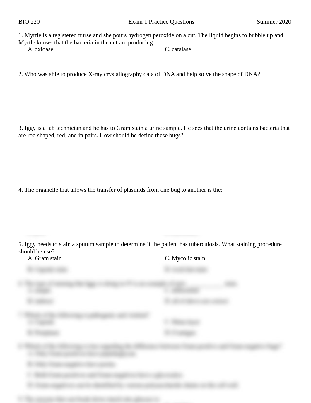 BIO 220 Exam 1 Practice Questions.pdf_dznyzll457w_page1