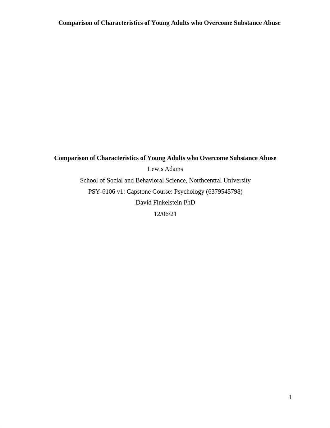 Psy-6106 Comparison of Characteristics of Young Adults who Overcome Substance Abuse.docx_dzosu54j47u_page1