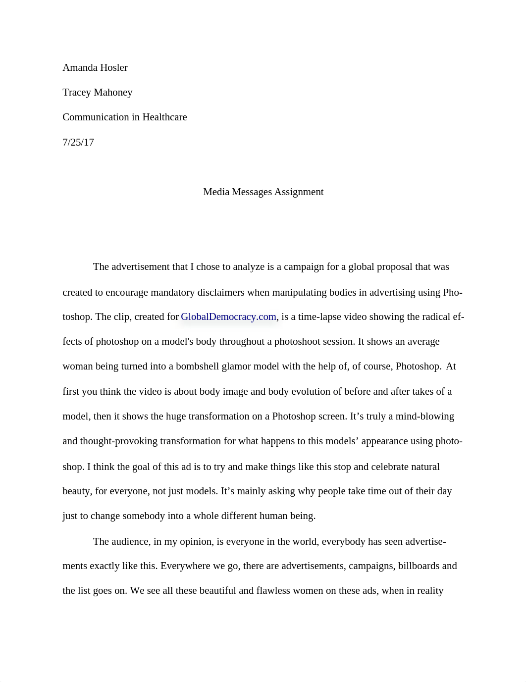 Media Messages Assignment - COMM .docx_dzou4c3l920_page1